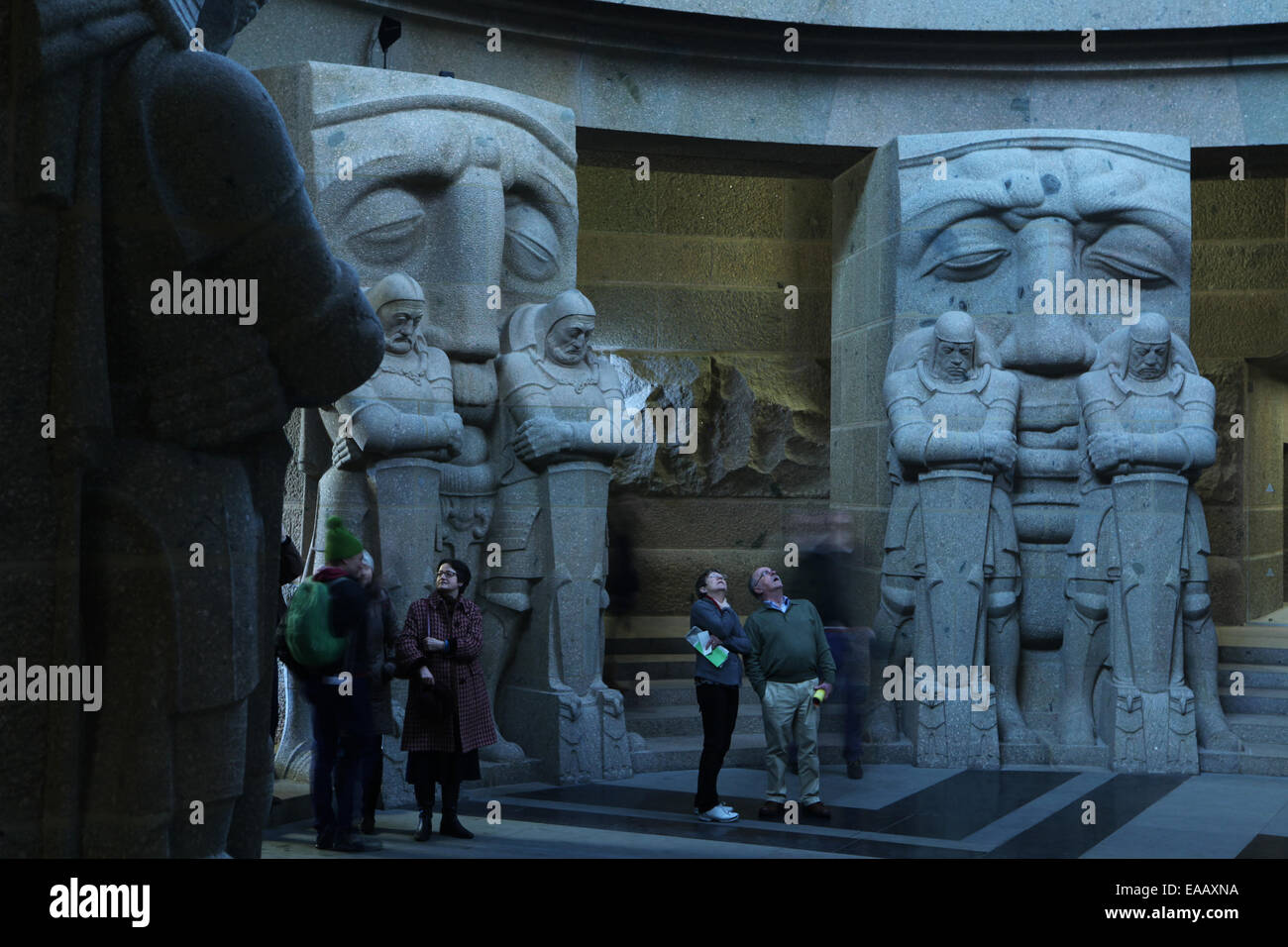 guards-of-the-dead-by-sculptor-franz-metzner-in-the-crypt-of-the-monument-EAAXNA.jpg