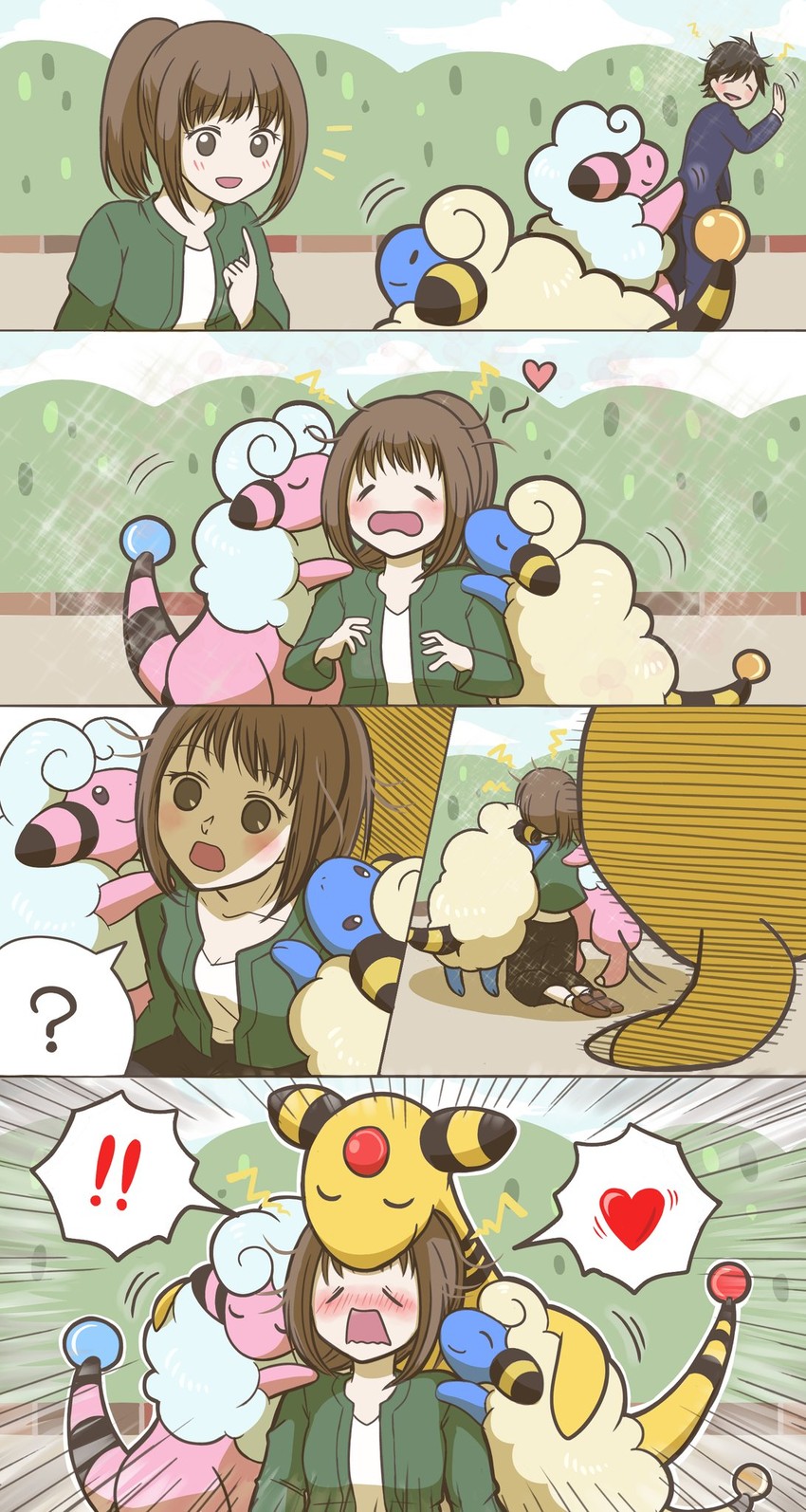 __ampharos_flaaffy_and_mareep_pokemon_drawn_by_pika_gororo__sample-d6ffea562aaaf975478e0b562c44a3c1.jpg