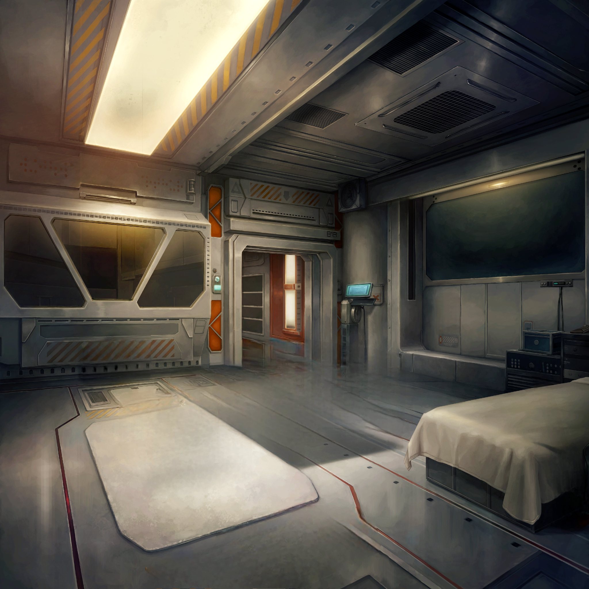 Outpost barracks pseudo-bedroom. (from: https://www.flickr.com/)